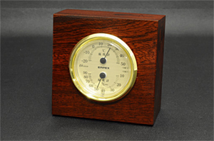 TM757ウッディEX 温湿度計