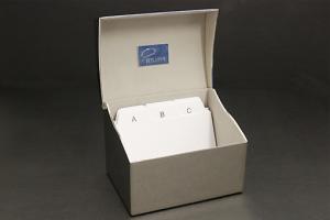 philippi 164037メタル製カードボックス（鏡面磨き）