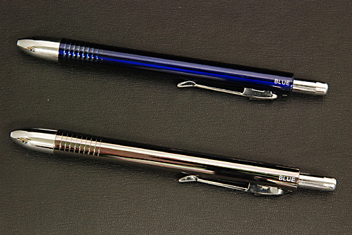 シャープ＆3色（黒、赤、青）メタリックボールペン